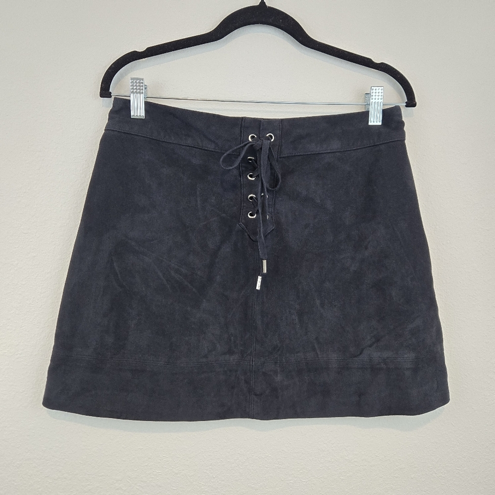 Black Abercrombie & Fitch Suede Skirt
